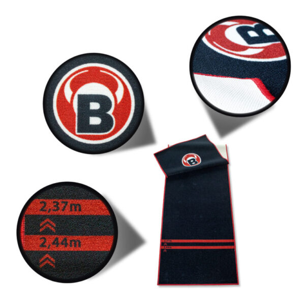 BULL'S Carpet Mat 170 Black