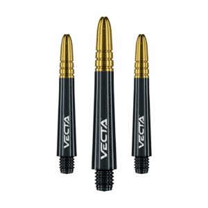 winmau vecta shaft schwarz gold