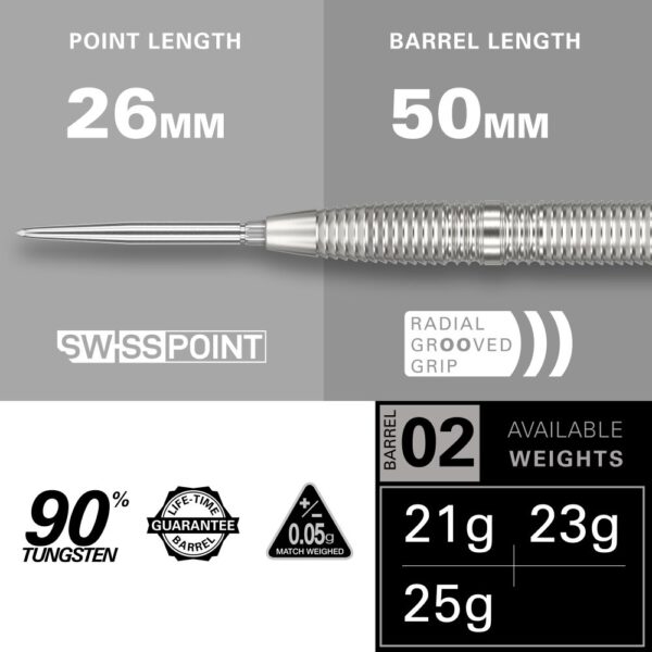 Target Crux 02 90% Steeldarts