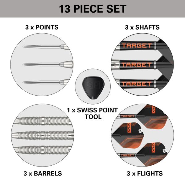 Target Crux 02 90% Steeldarts