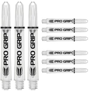 Target Pro Grip Shafts (9er Pack) - Transparent