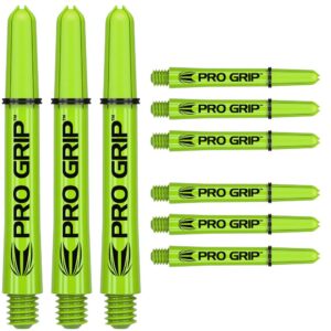 Target Pro Grip Shafts (9er Pack) - Lime Green