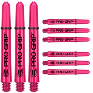 Target Pro Grip Shafts (9er Pack) - Pink