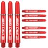 Target Pro Grip Shafts (9er Pack) - Rot