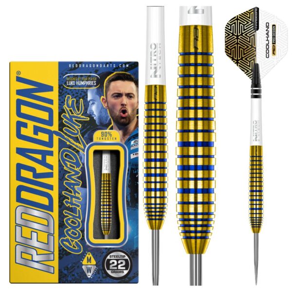 Red Dragon Luke Humphries TX3 Gold - Steeldarts