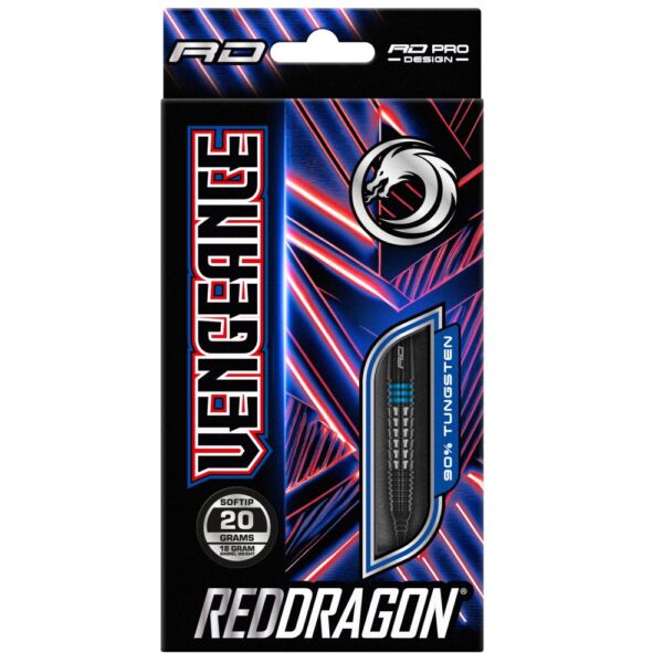 Red Dragon Vengeance Blue - Softdarts