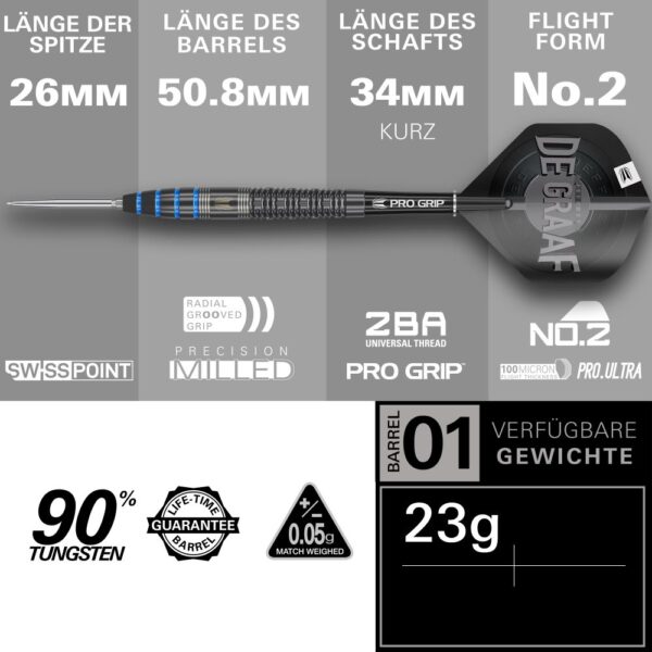 Target Jeffrey De Graaf G1 Steeldarts