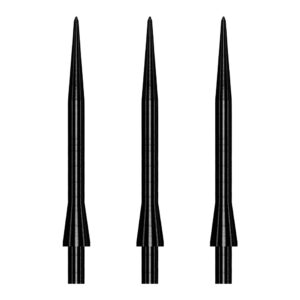 Winmau Velocity Wechselspitzen - Schwarz